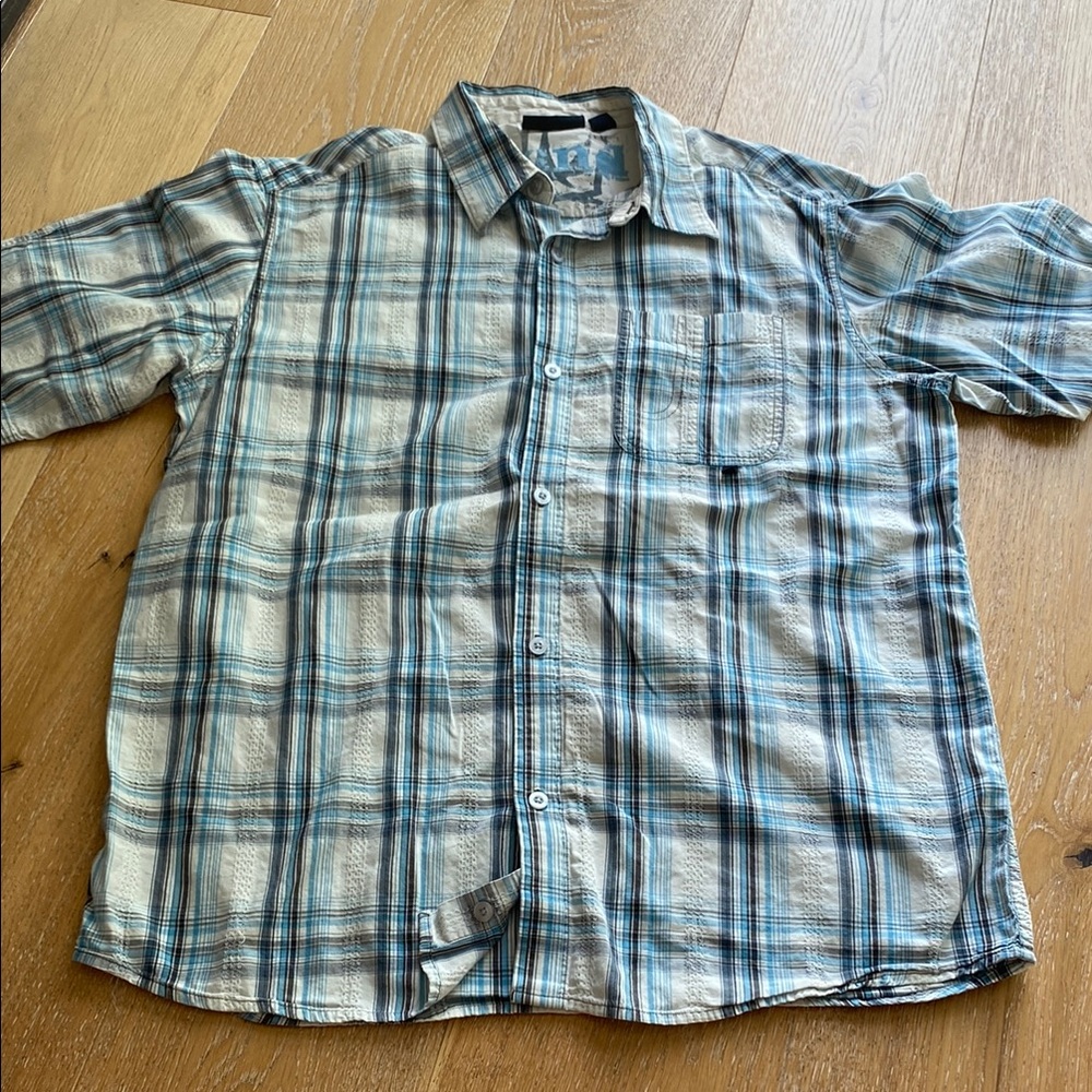 Vintage Men’s REDSAND button down shirt (Large) late 90s, purchased @surf shop!